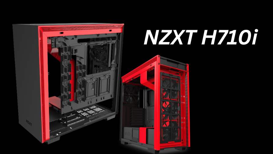 NZXT H710i: High-Performance Mid-Tower PC Case with Sleek Tempered Glass Design, and Smart RGB Integration for Gamers and Content Creators