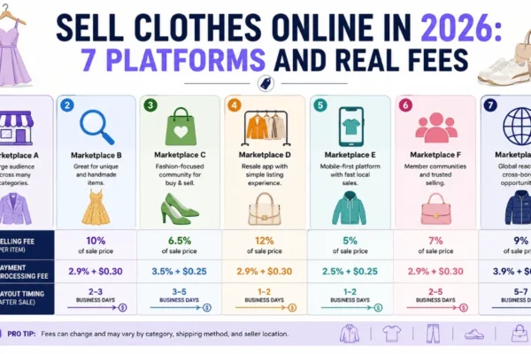 Complete Guide to Sell Clothes Online: Fees, Top Platforms, Pro Tips and Smart Selling