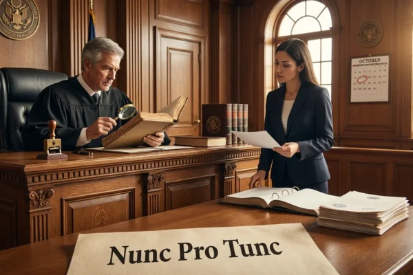 Nunc Pro Tunc Explained: The Complete Guide to How Courts Correct Past Records Without Rewriting or Changing Their Original Decisions